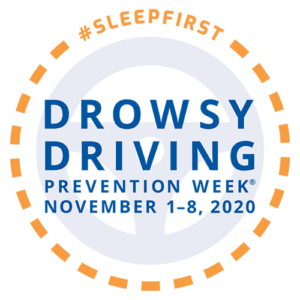 Drowsy Driving Prevention Week Logo for 2020