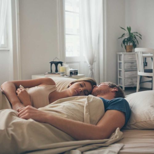 Sleep Couple - Common causes of snoring