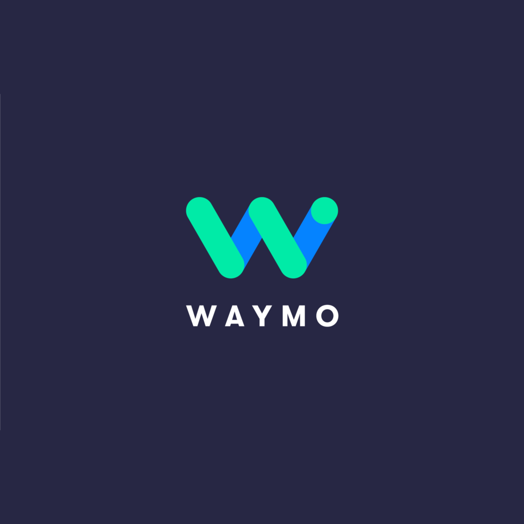 Waymo self driving logo dark