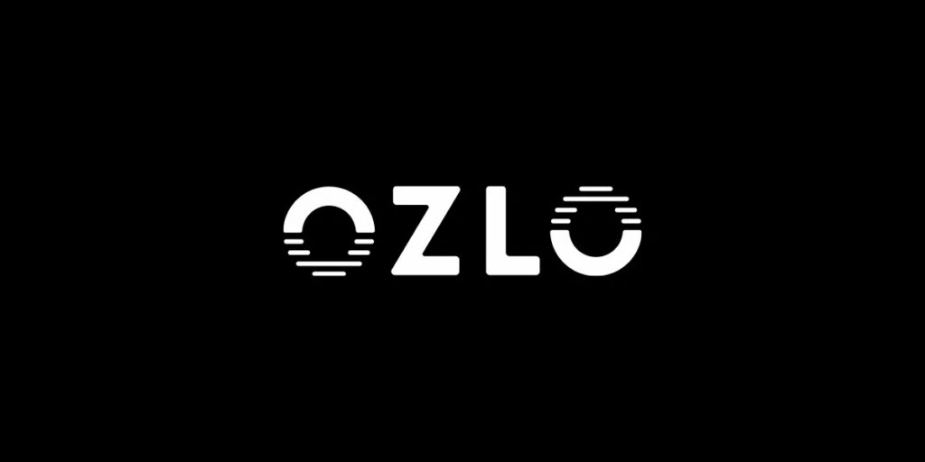 Ozlo Logo in Black and White